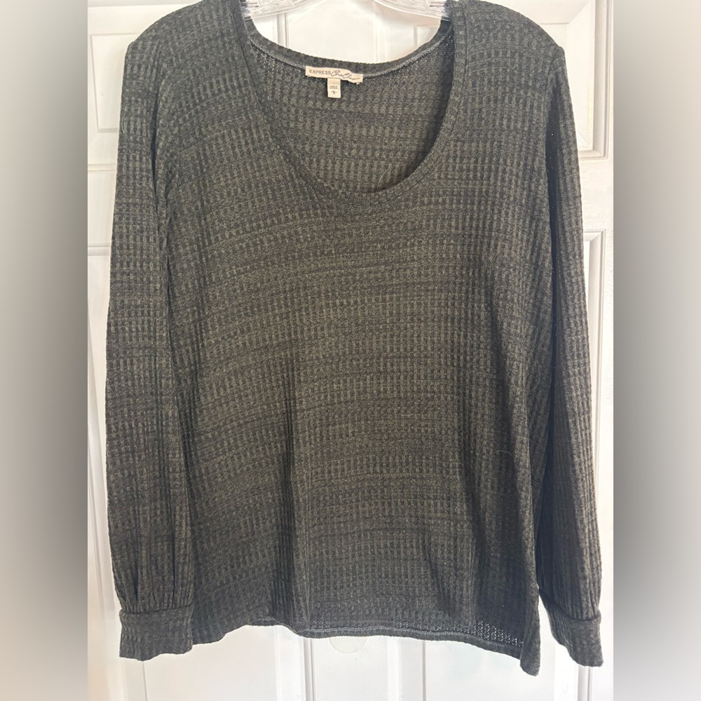Express One Eleven Waffle Knit Sweater